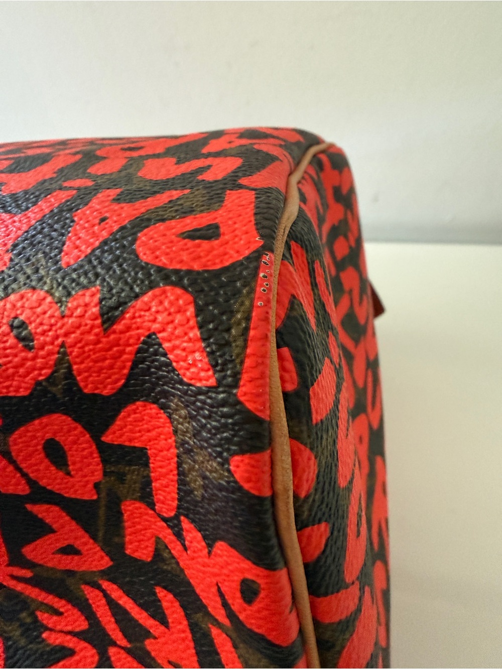 LOUIS VUITTON x Stephen Sprouse Monogram Graffiti Speedy 30 - Orange Handbag Bag - Picture 15 of 16